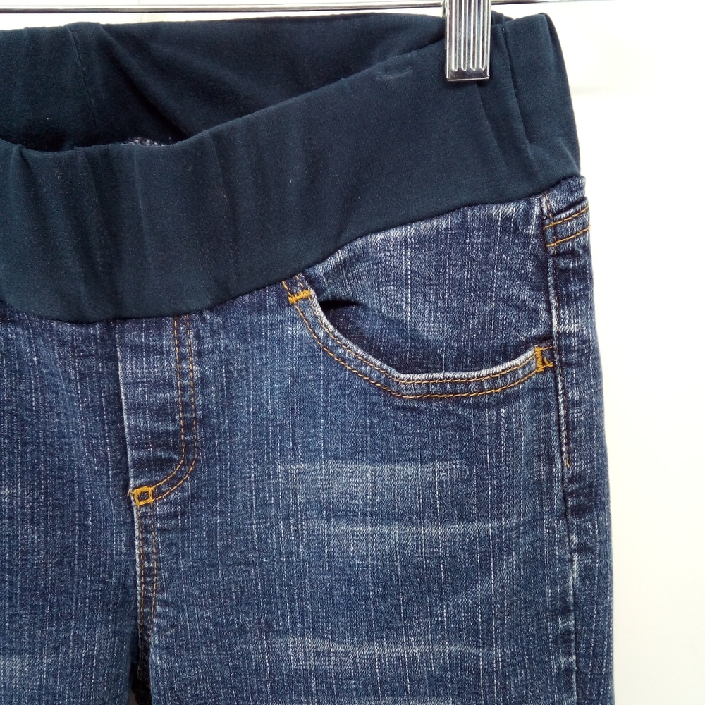 Motherhood Maternity Flare Jeans Blue Spandex Cotton Blend S - Picture 4 of 10